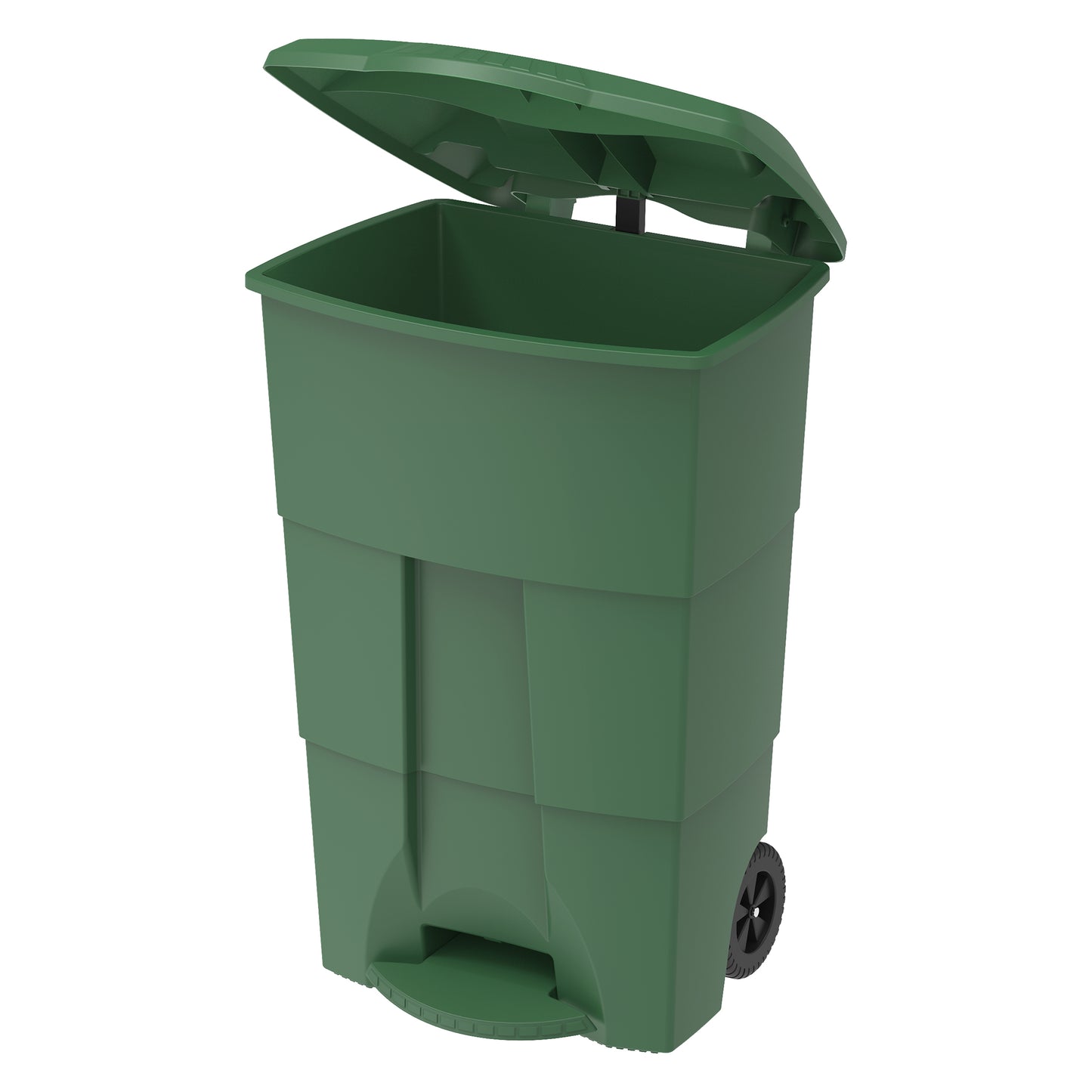 125L Step-on Waste Bin with Pedal & Wheels