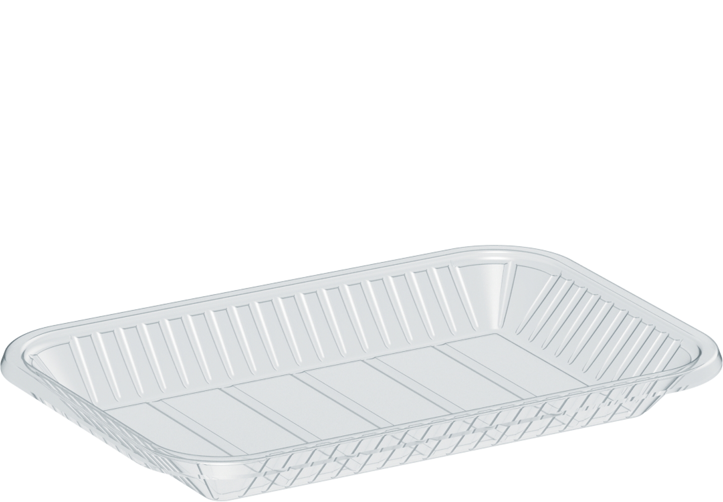 500 ml Clear Plastic Rectangular Trays