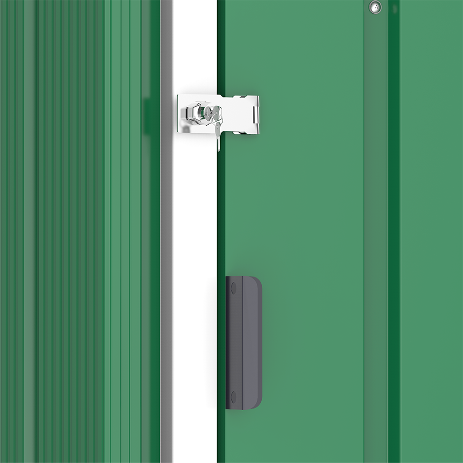 ECO 5x3ft (1.6 m x 1 m) Storage Shed