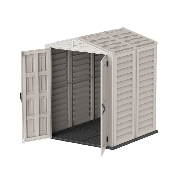 YardMate PLUS 5x5ft (1.7 m x 1.7 m) Garden Storage Shed with Shelving Rack 4