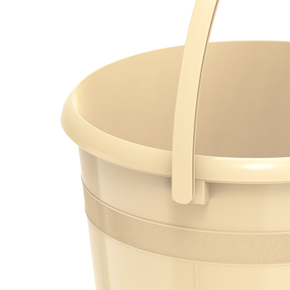 DX 20L Round Plastic Bucket with Handle