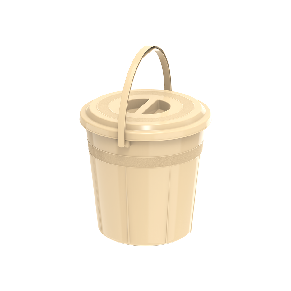 DX 15L Round Plastic Bucket with Handle