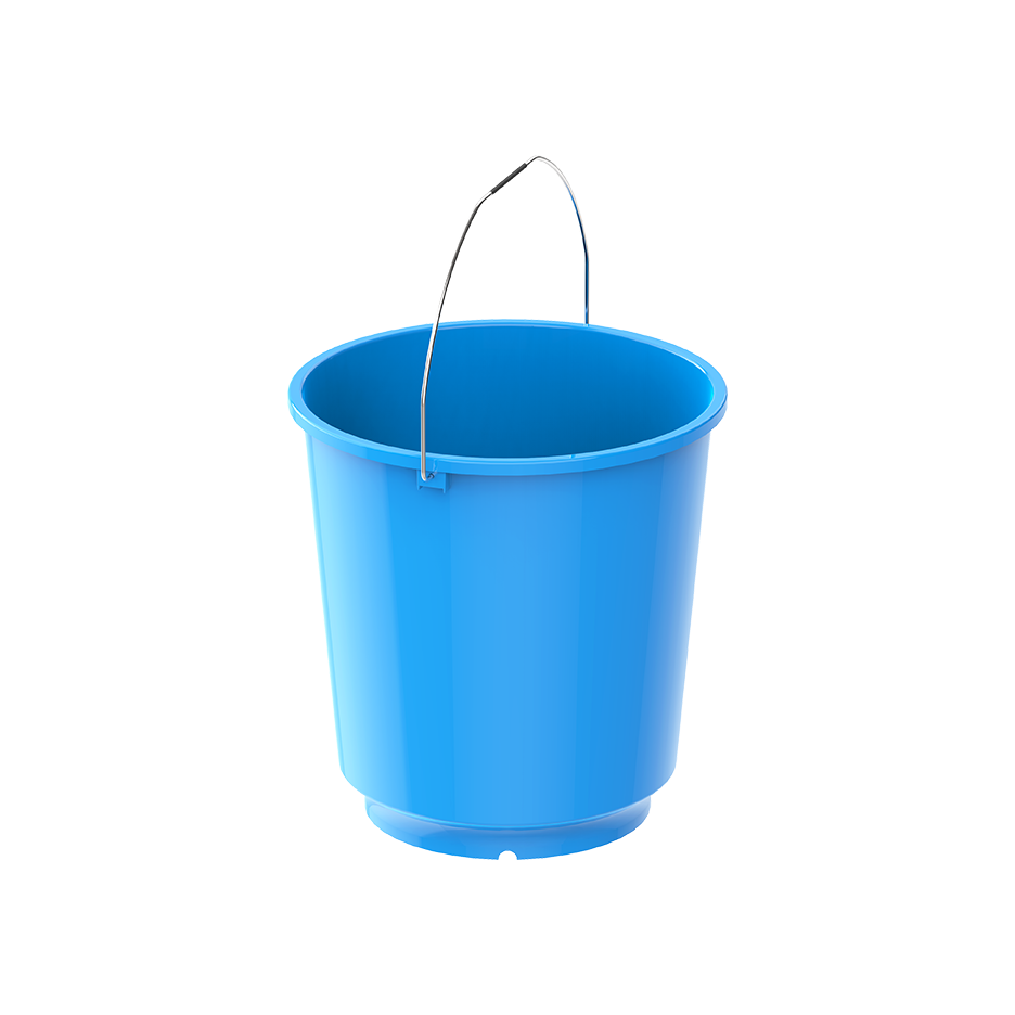 EX 26L Round Plastic Bucket with Steel Handle