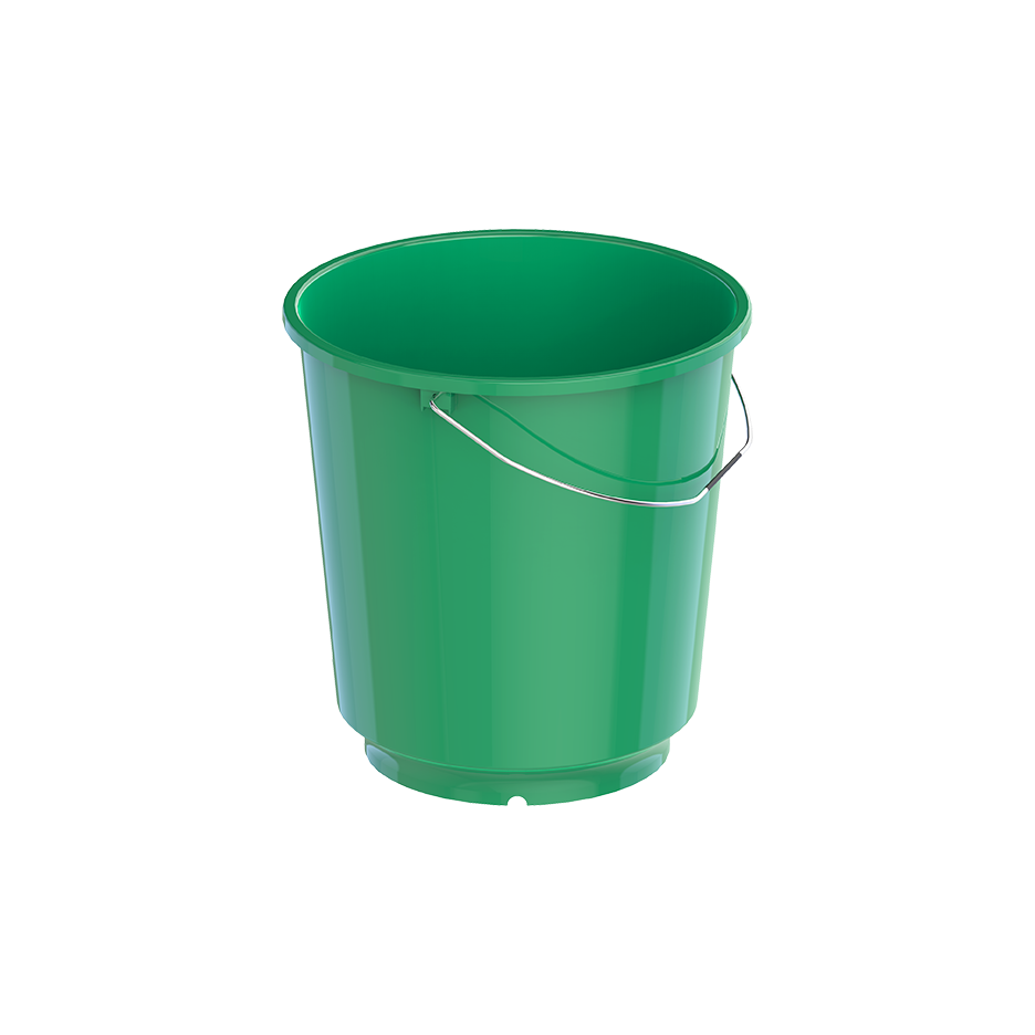 EX 20L Round Plastic Bucket with Steel Handle
