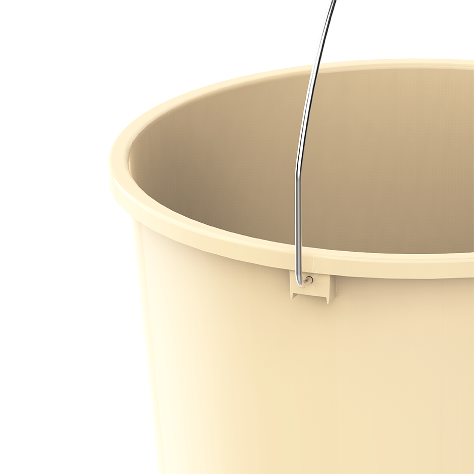 EX 26L Round Plastic Bucket with Steel Handle