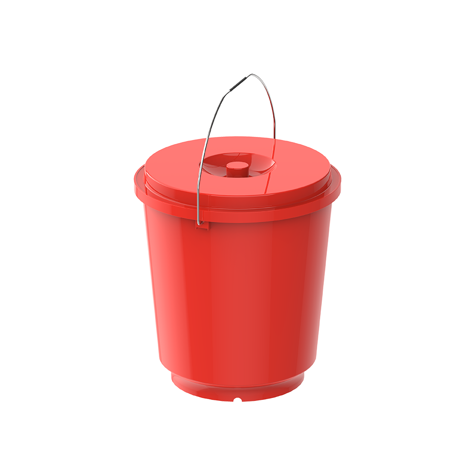 EX 26L Round Plastic Bucket with Steel Handle
