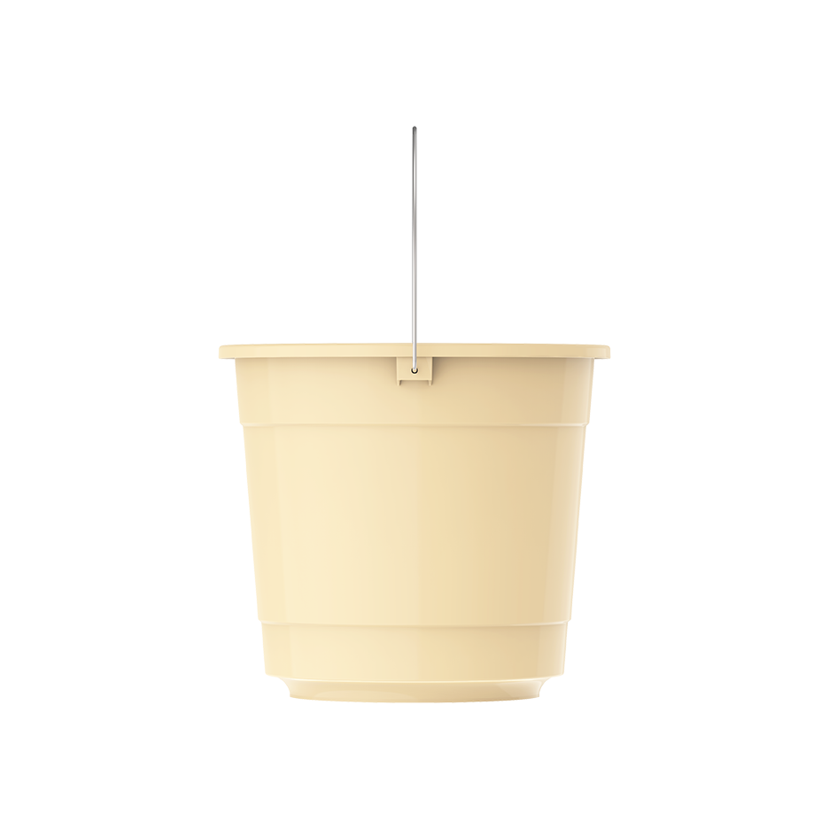 EX 3L Round Plastic Bucket with Steel Handle