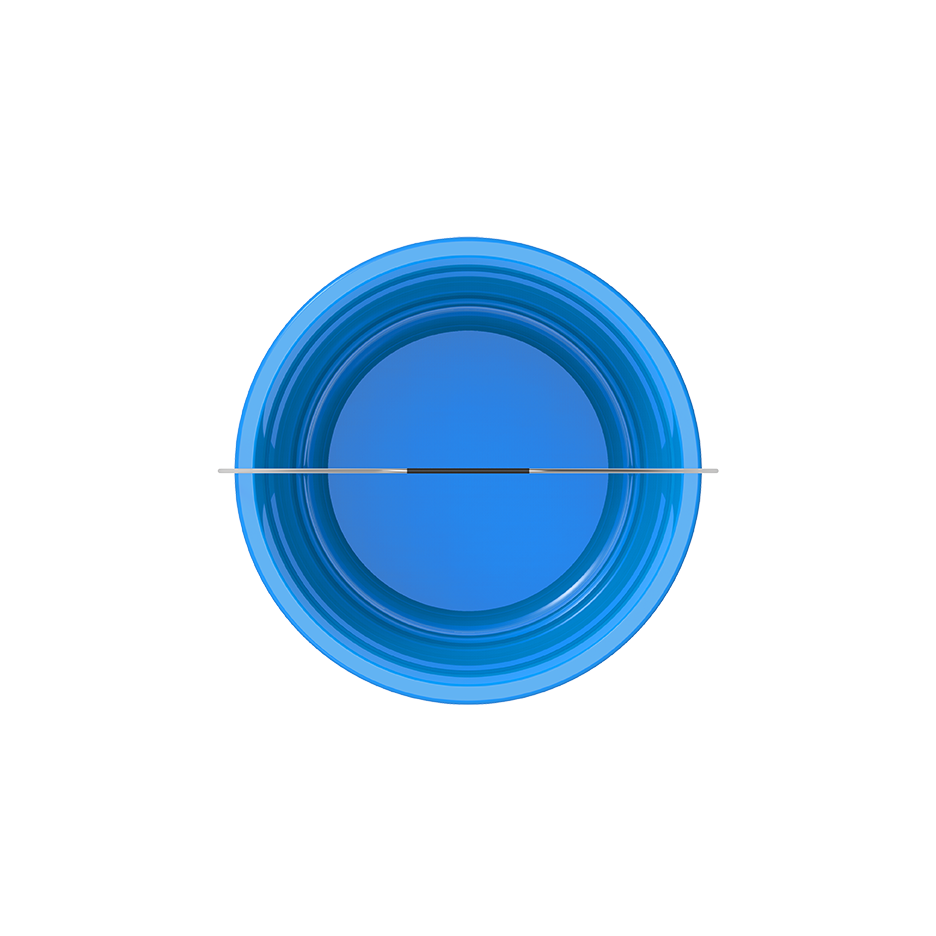 EX 3L Round Plastic Bucket with Steel Handle