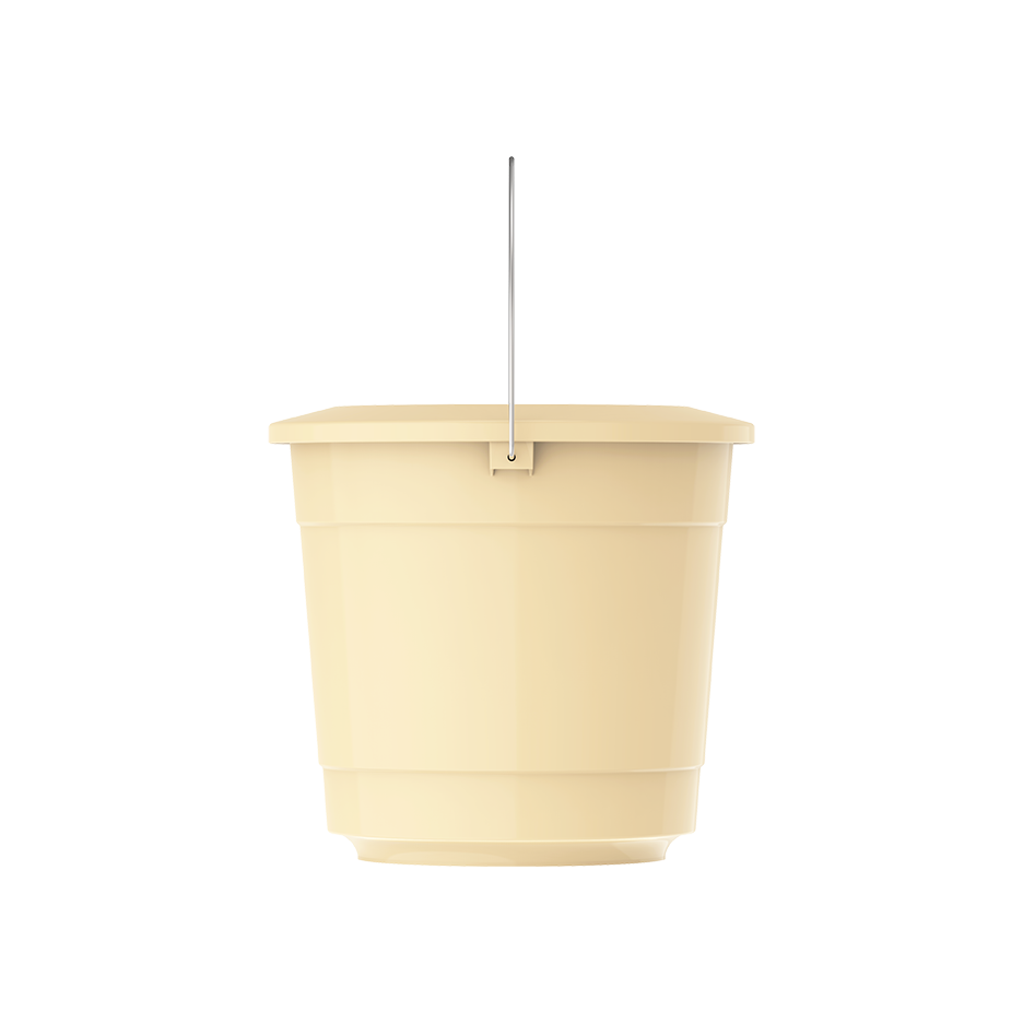 EX 3L Round Plastic Bucket with Steel Handle