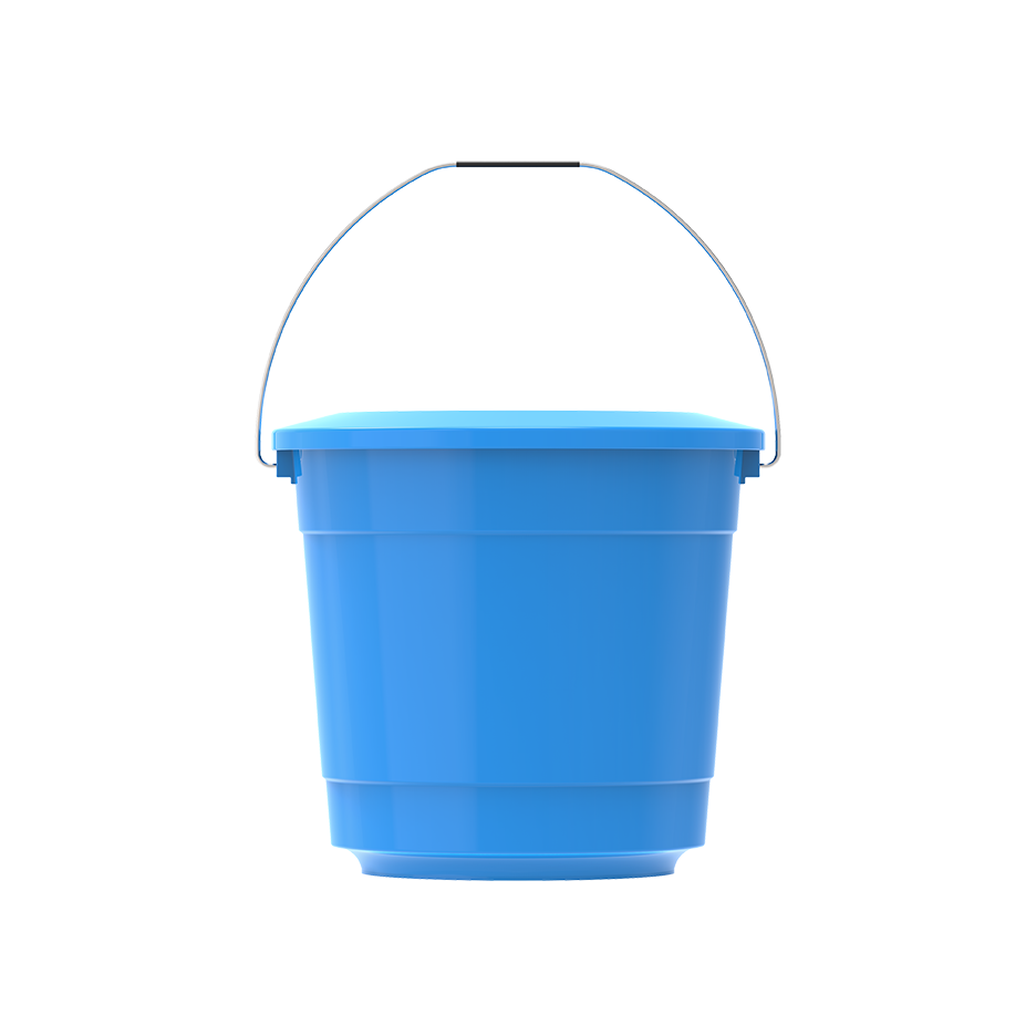 EX 3L Round Plastic Bucket with Steel Handle