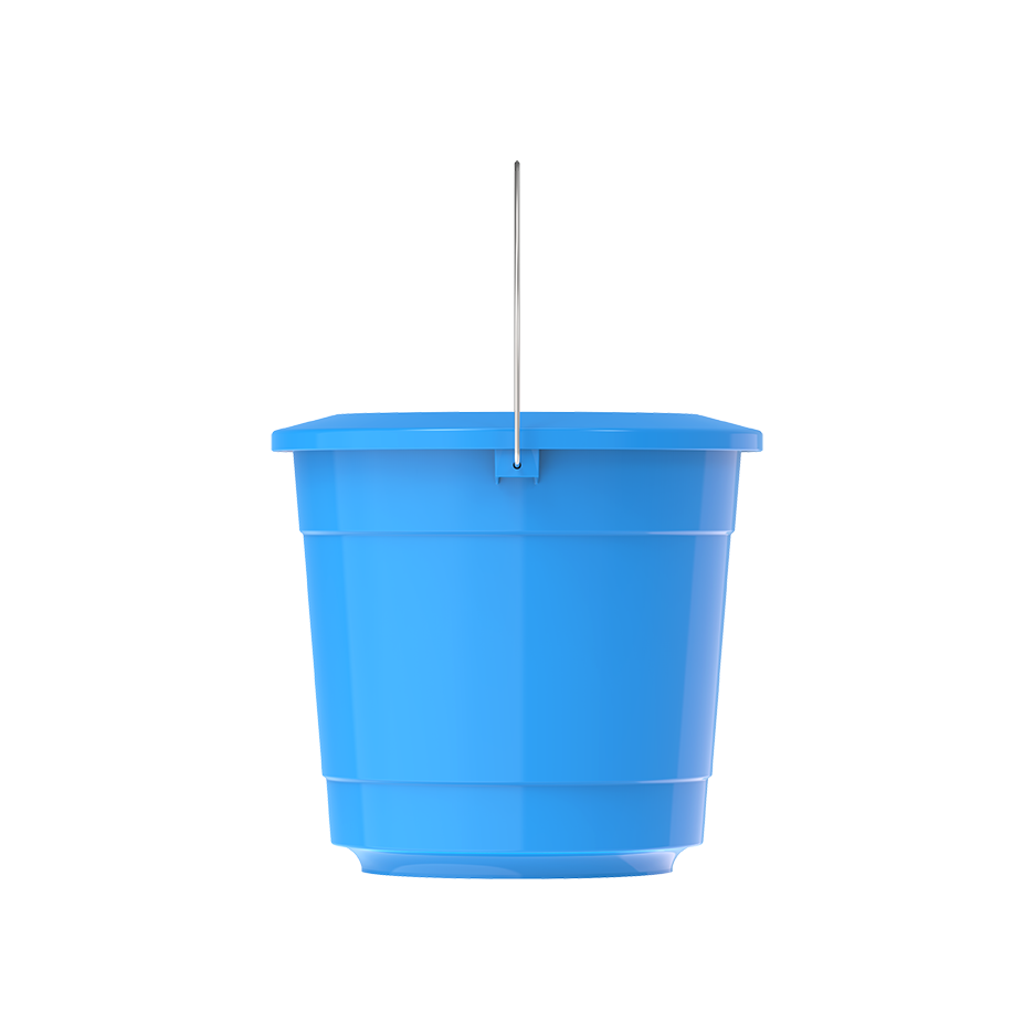 EX 3L Round Plastic Bucket with Steel Handle