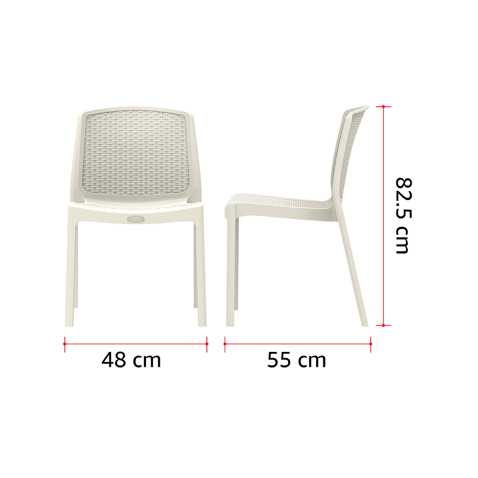 Cedarattan Armless Chair