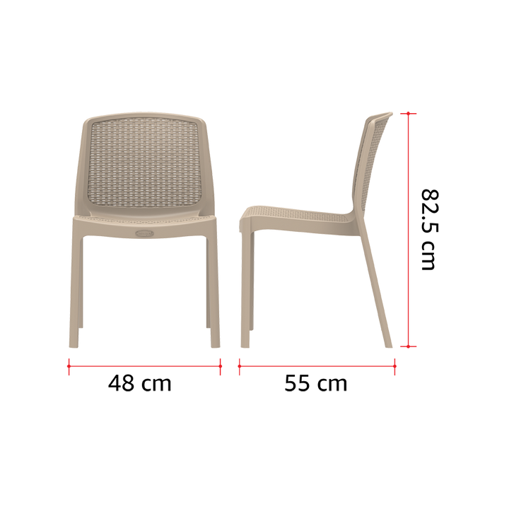 Cedarattan Armless Chair