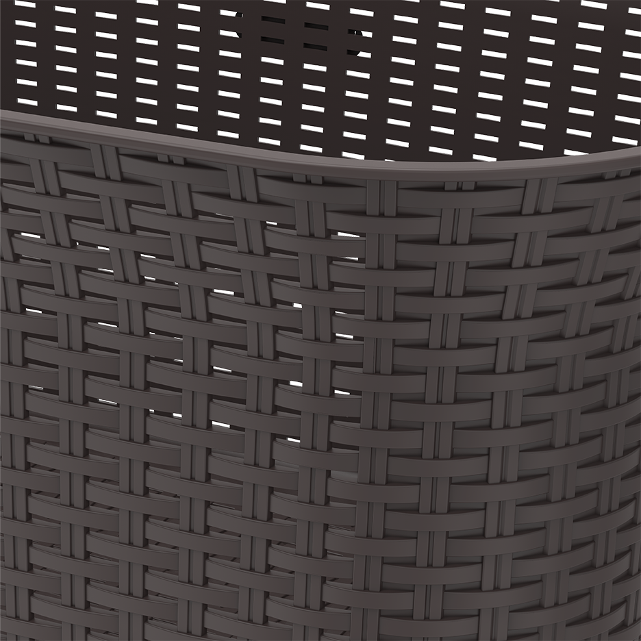 50L Cedarattan Laundry Basket