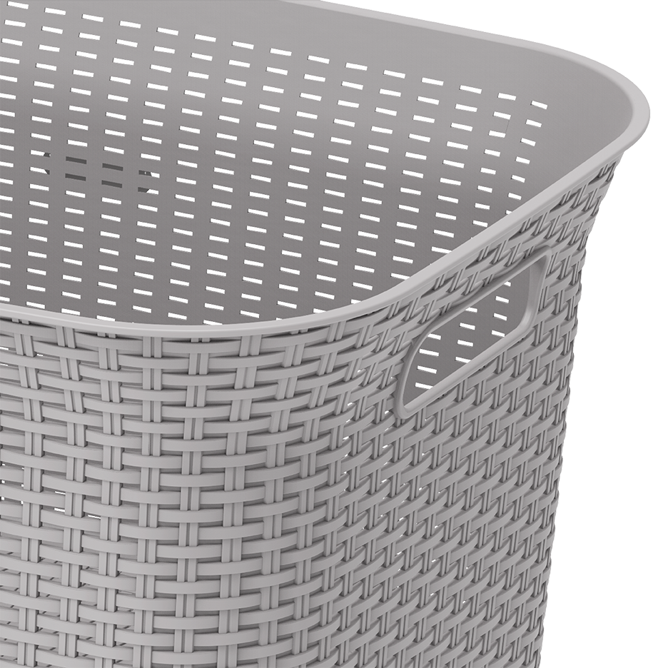 50L Cedarattan Laundry Basket