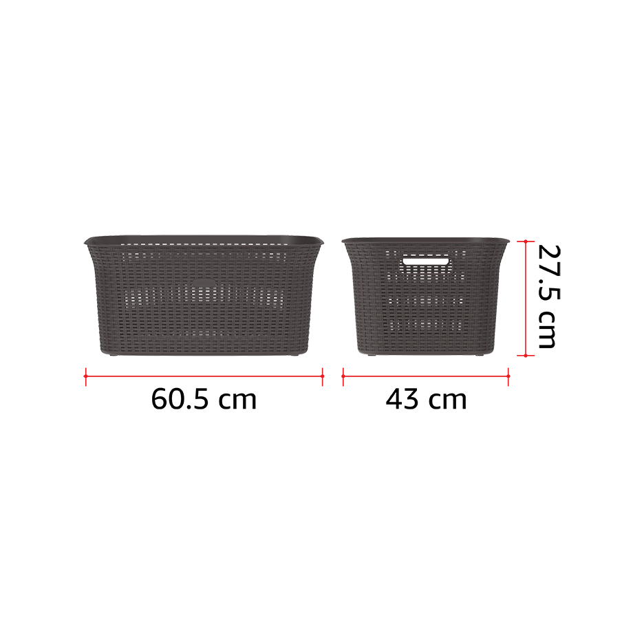 50L Cedarattan Laundry Basket