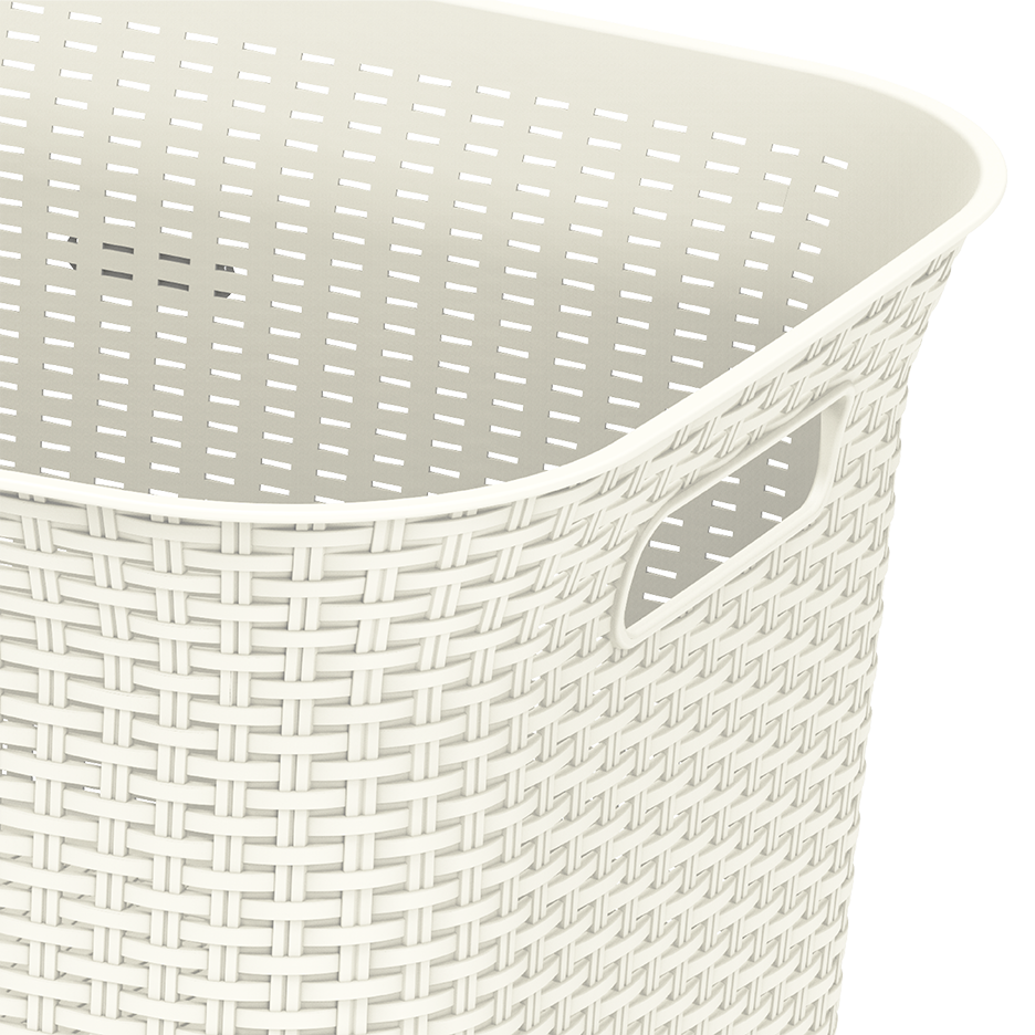 50L Cedarattan Laundry Basket