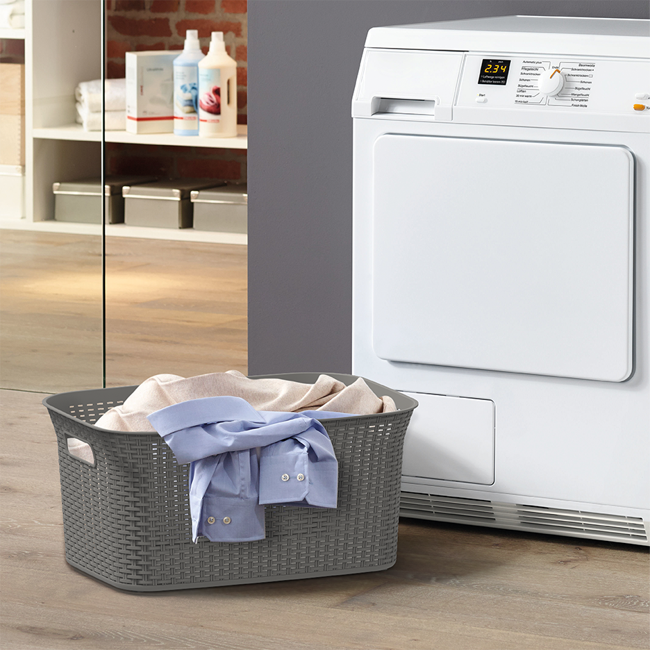 50L Cedarattan Laundry Basket