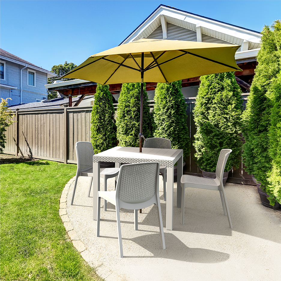 Cedarattan 4-seater Outdoor Dining Set of Table & Chairs