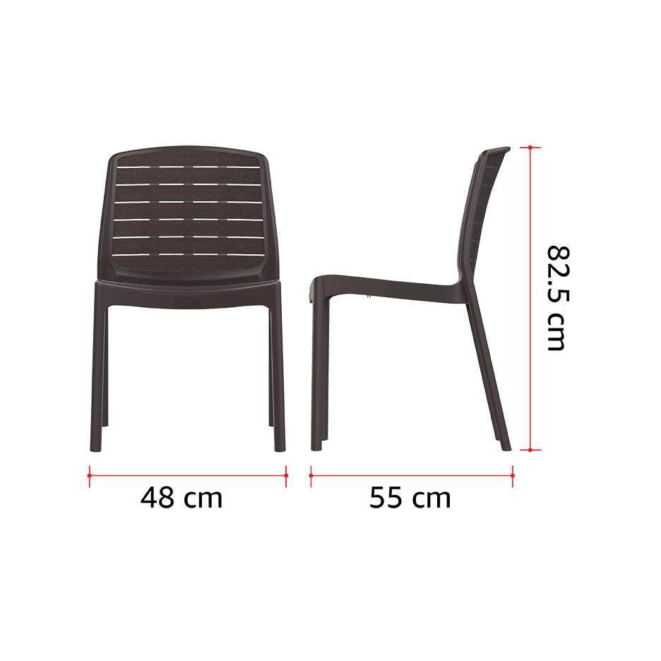 Cedargrain Armless Chair