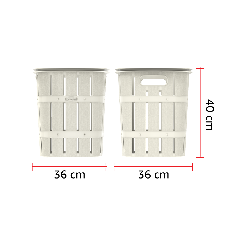 33L Cedargrain Laundry Bin