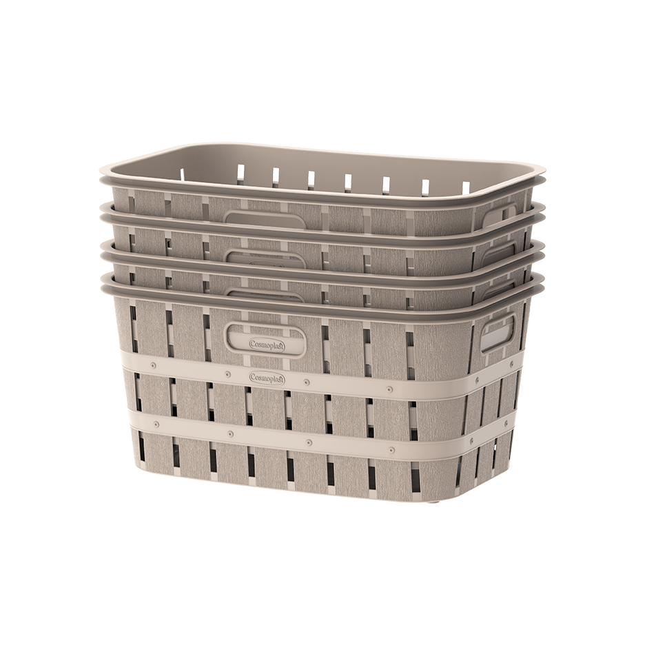 40L Cedargrain Laundry Basket