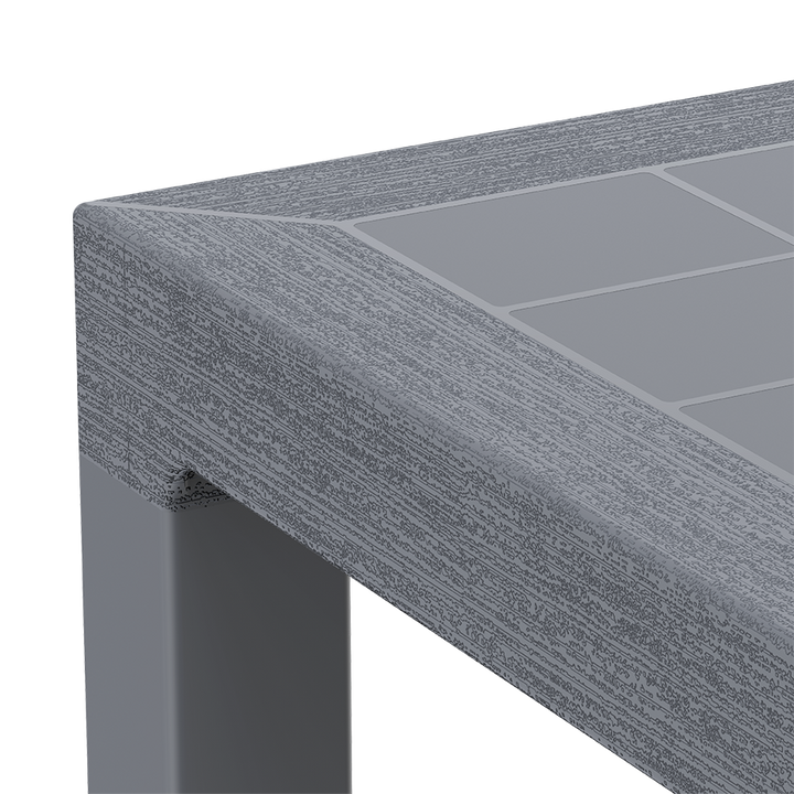 طاولة سفرة خارجية للحديقة سيدر جران 6 مقاعد