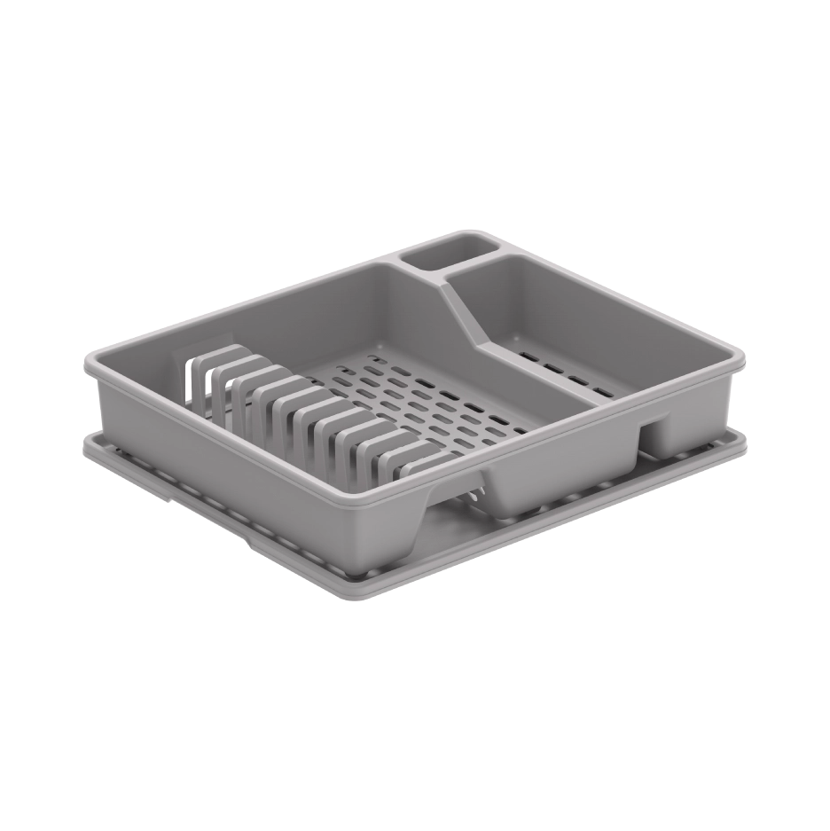 مجفف اطباق دلكس مع صينية