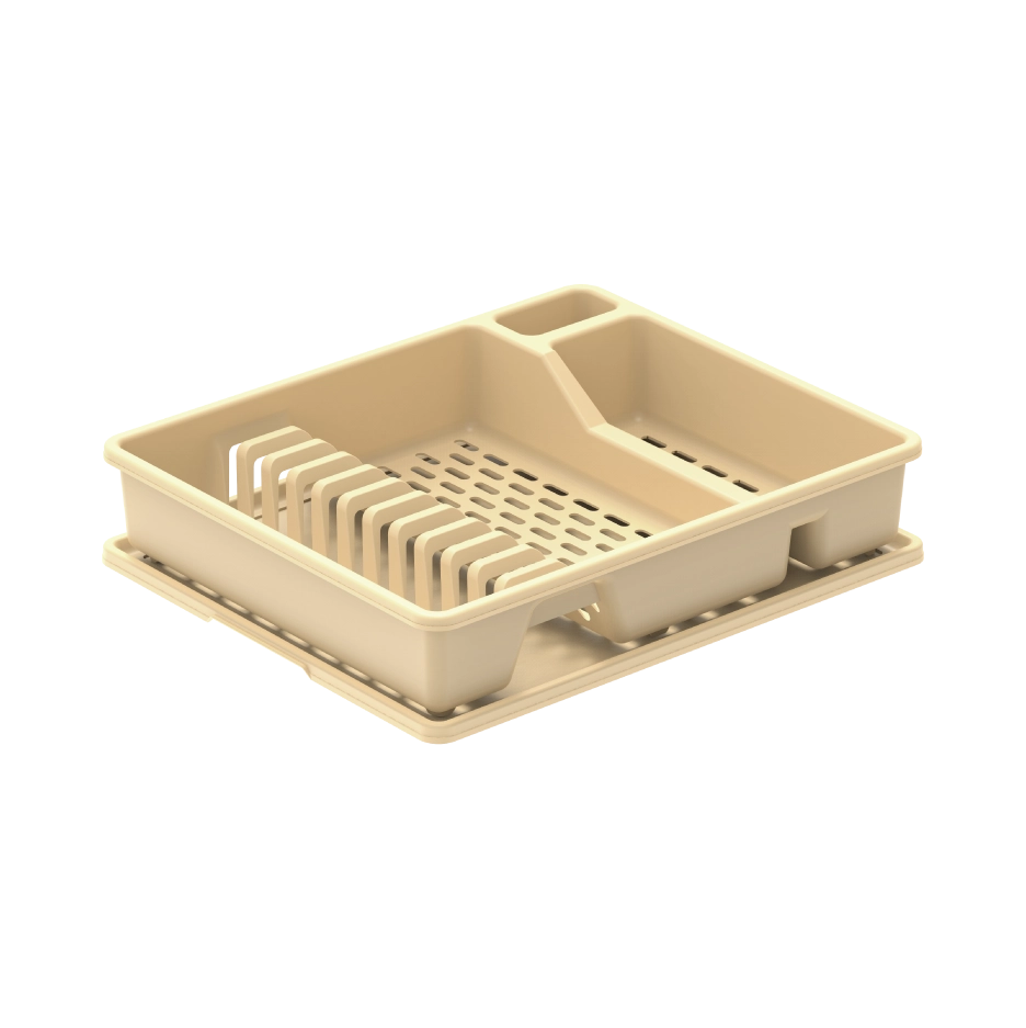 مجفف اطباق دلكس مع صينية