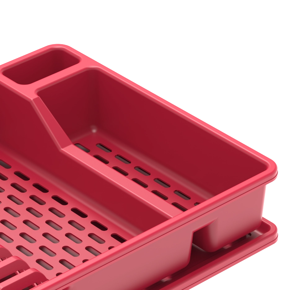 Dish tray with drainer sale