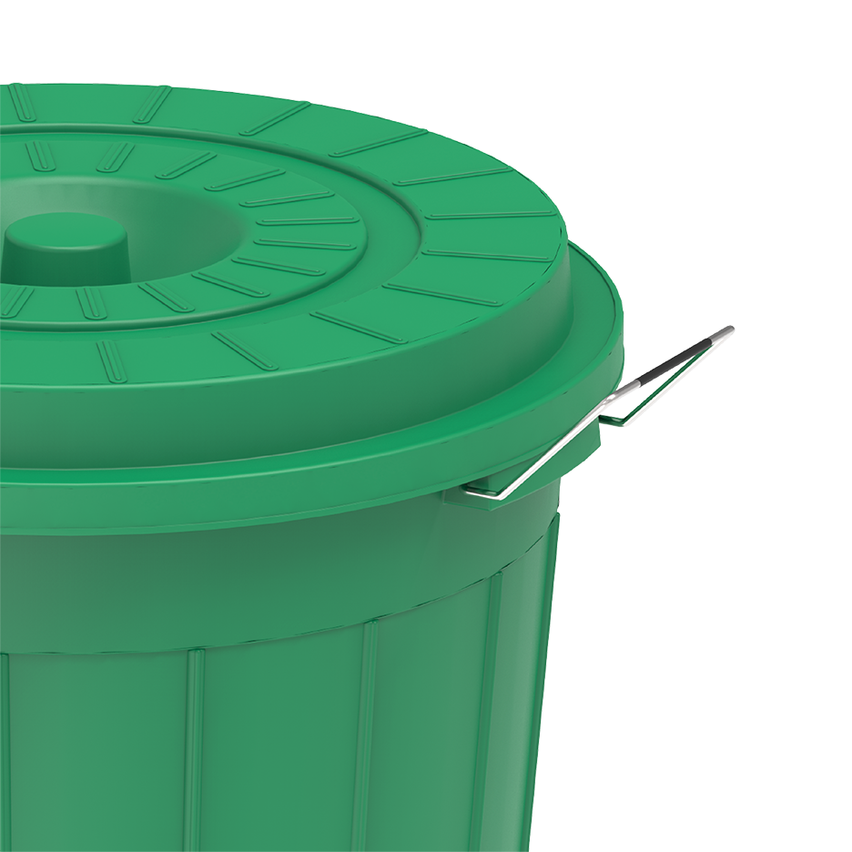 درام مع غطاء 125 لتر