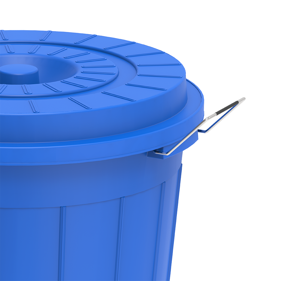 125L Round Plastic Drums with Lid