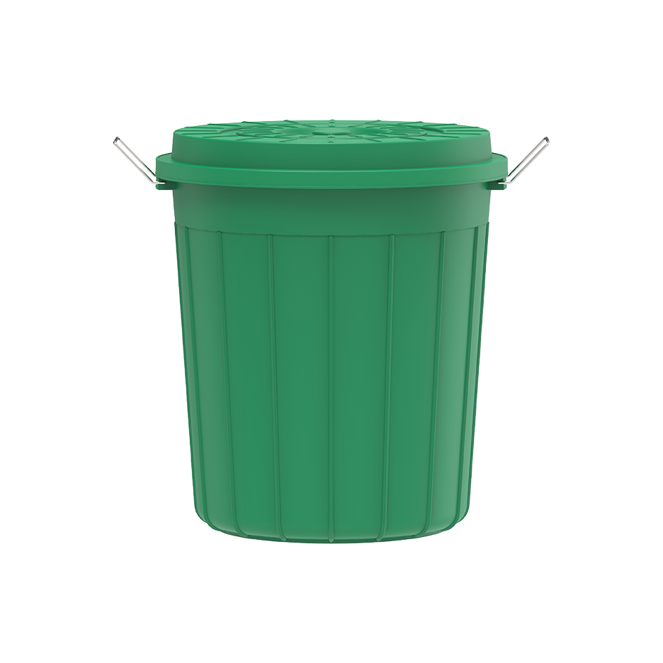 35L Round Plastic Drums with Lid