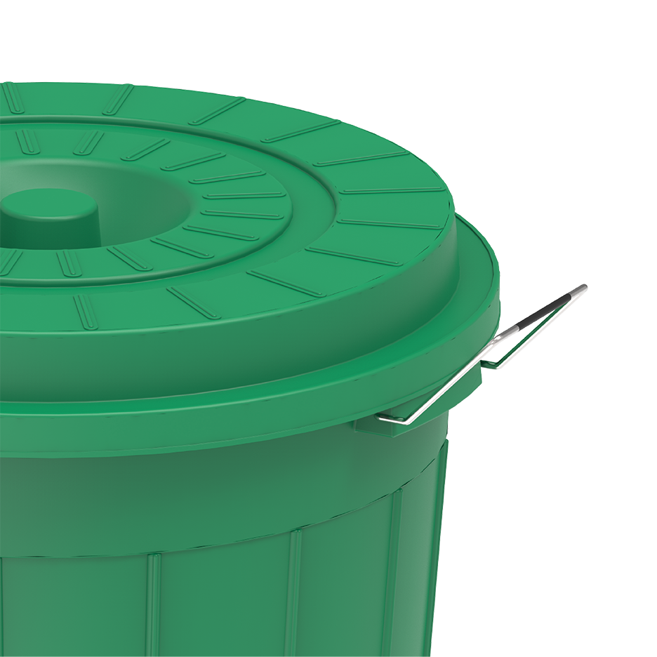 35L Round Plastic Drums with Lid