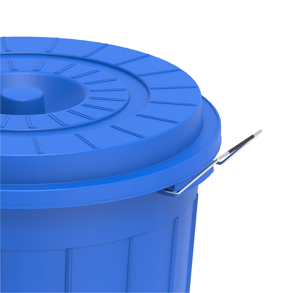 35L Round Plastic Drums with Lid
