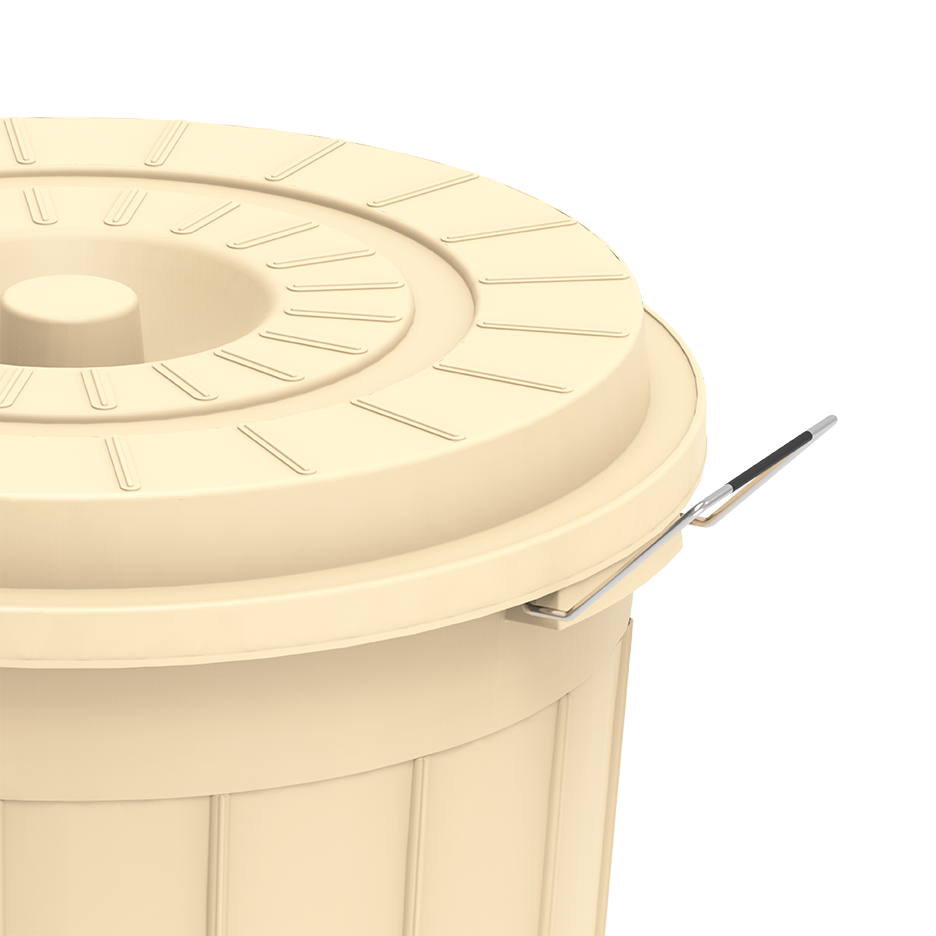 35L Round Plastic Drums with Lid