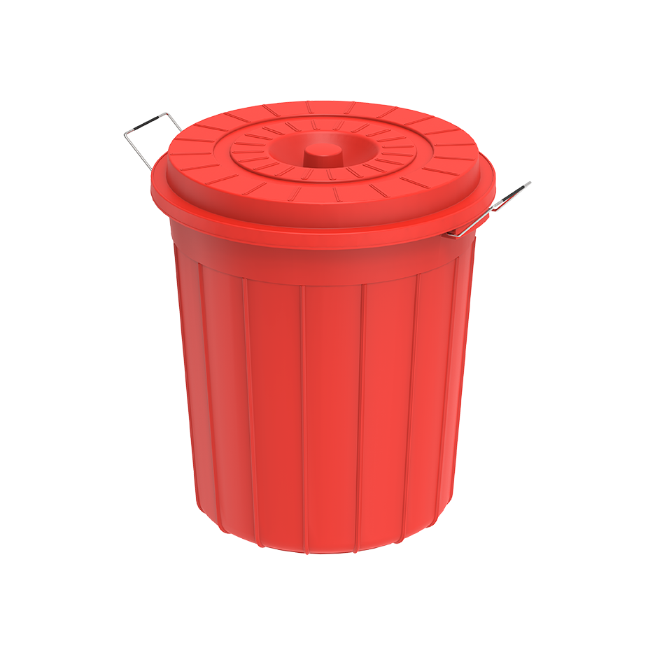 35L Round Plastic Drums with Lid