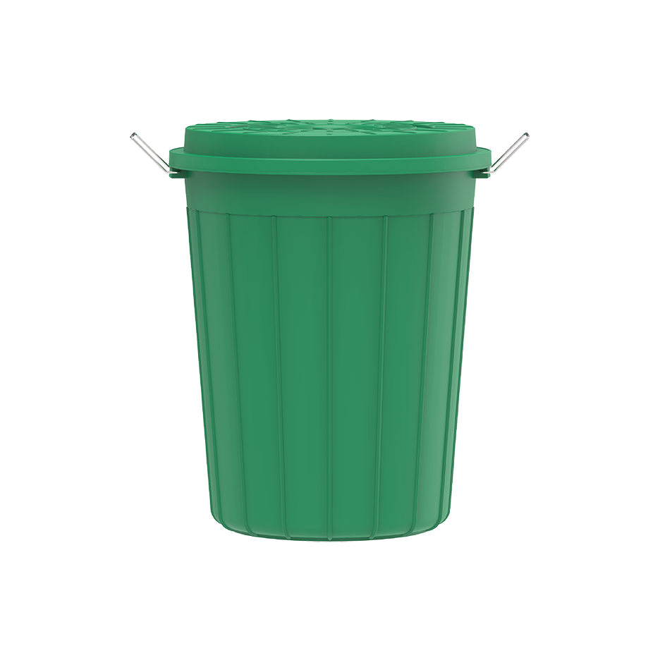 45L Round Plastic Drums with Lid