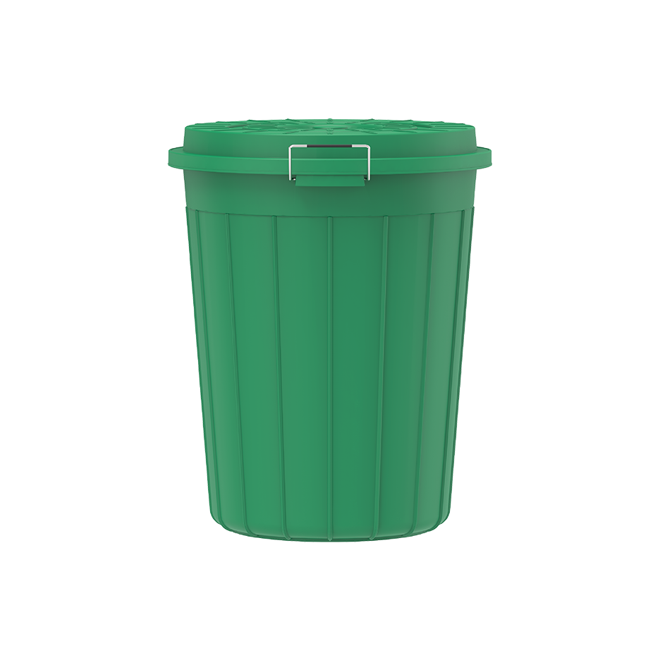 70L Round Plastic Drums with Lid
