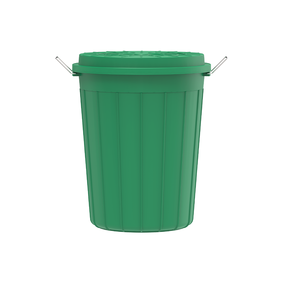 70L Round Plastic Drums with Lid