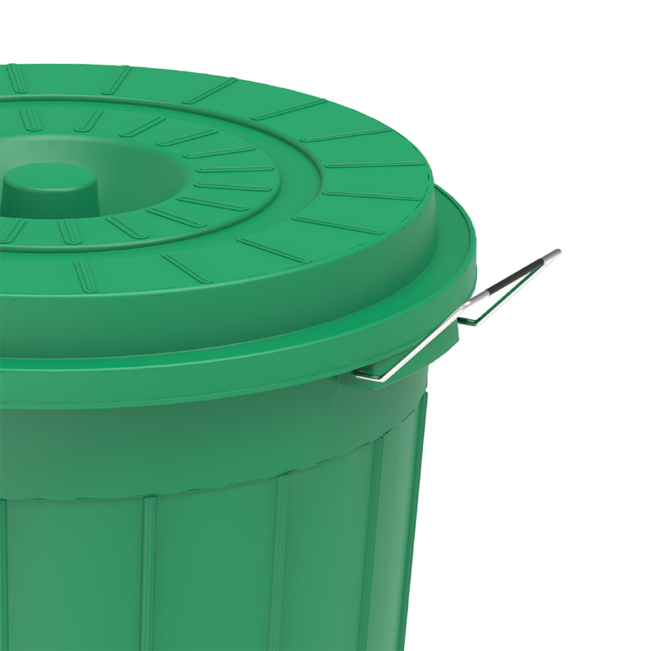 70L Round Plastic Drums with Lid