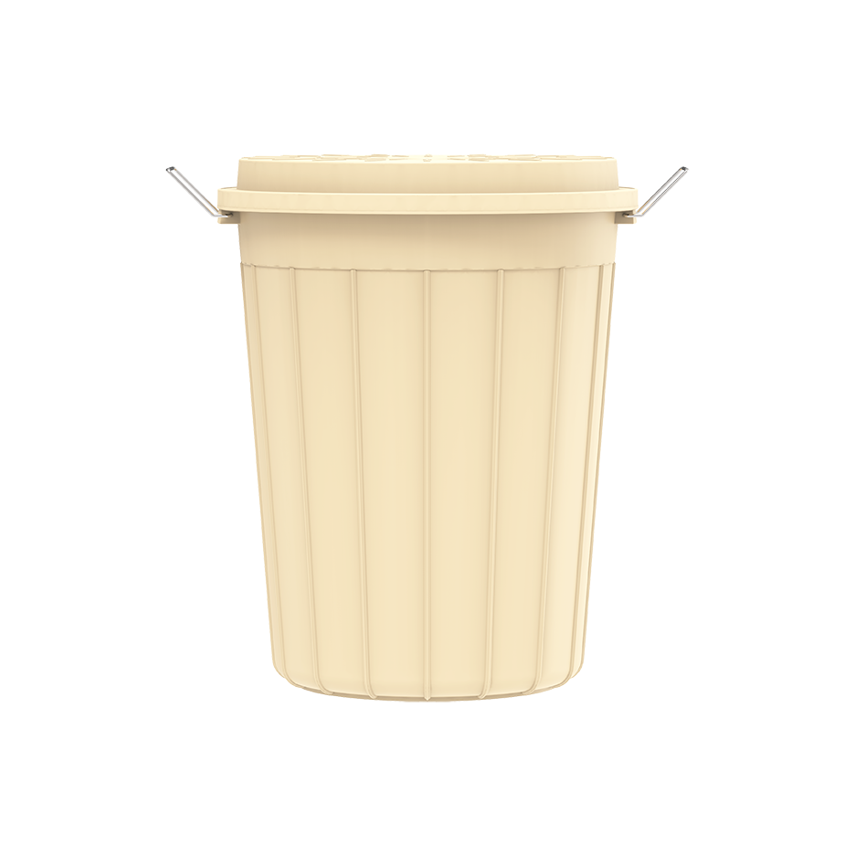 70L Round Plastic Drums with Lid