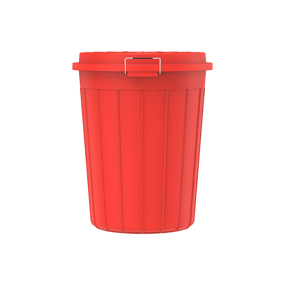 70L Round Plastic Drums with Lid