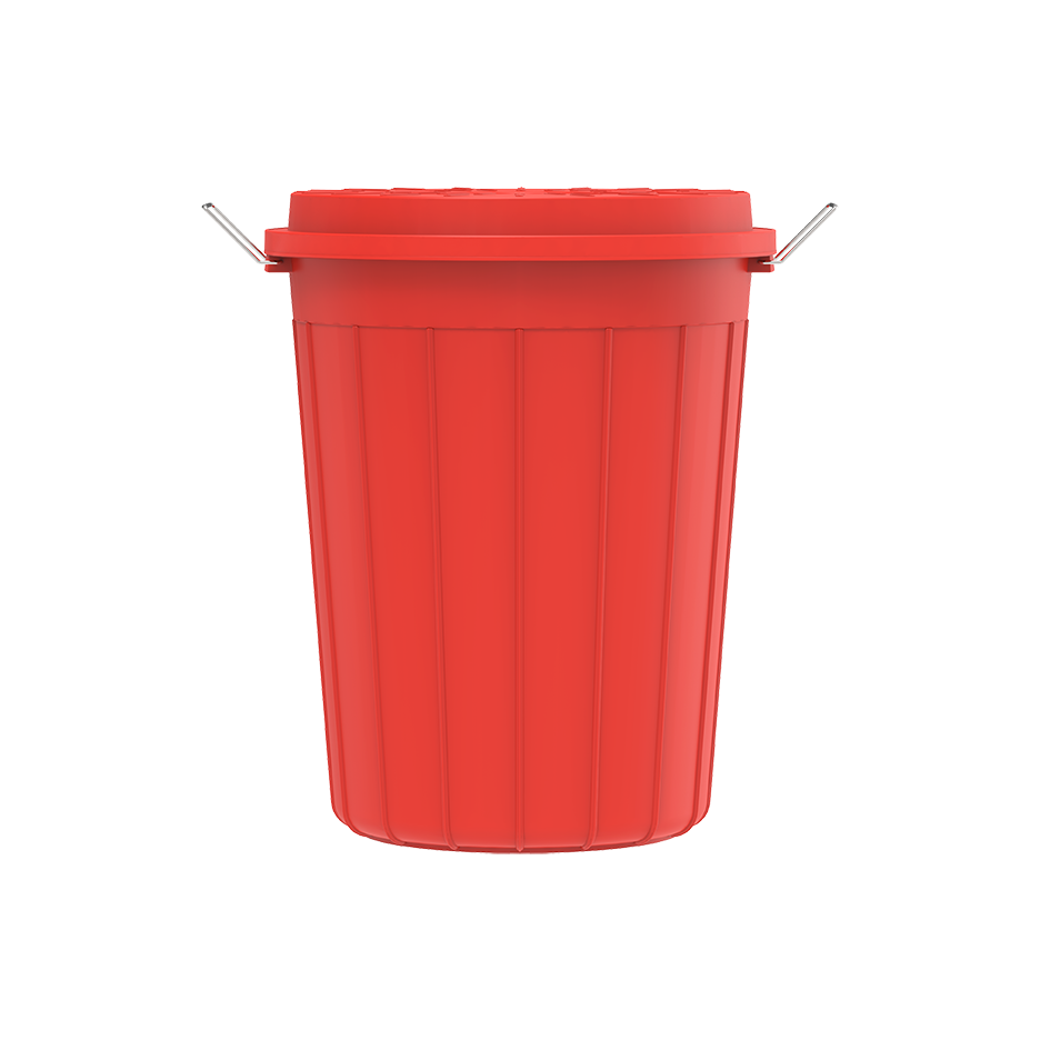 70L Round Plastic Drums with Lid