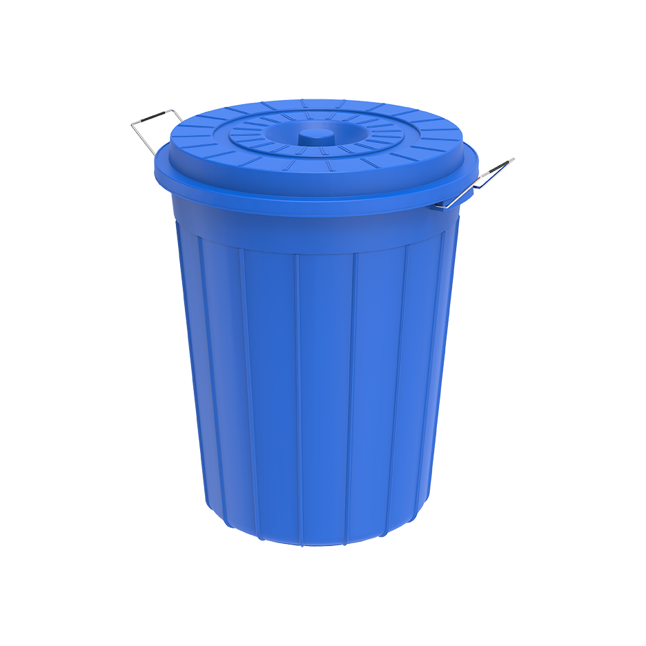 80L Round Plastic Drum with Lid