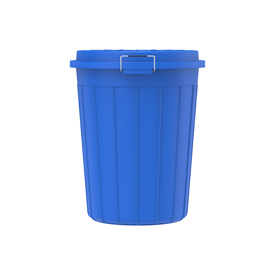 80L Round Plastic Drum with Lid