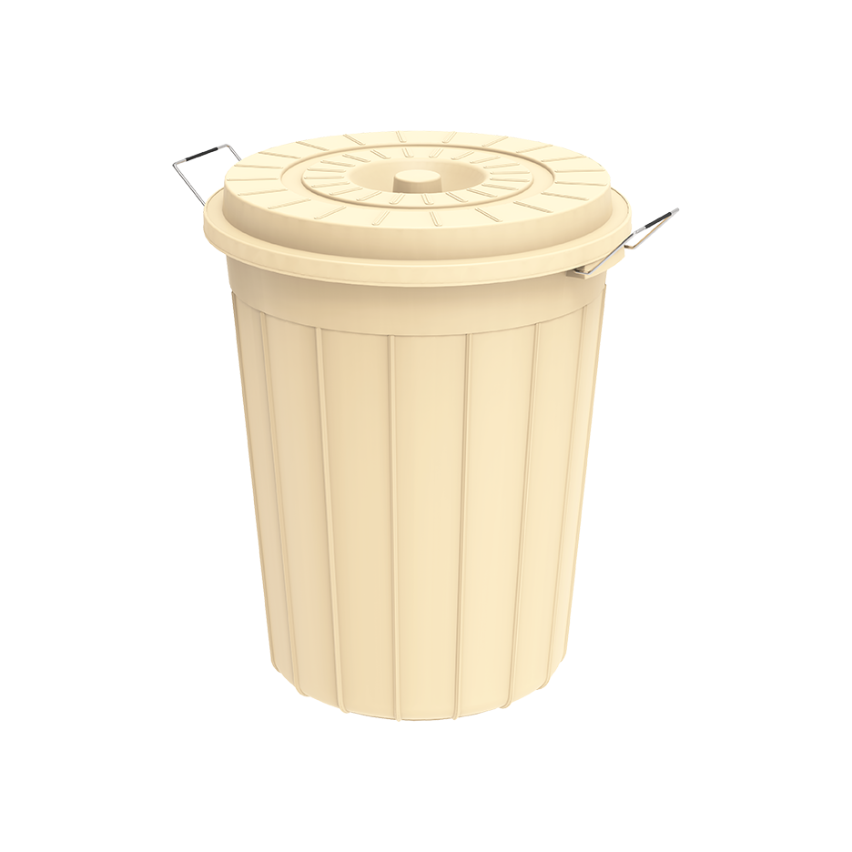 80L Round Plastic Drum with Lid