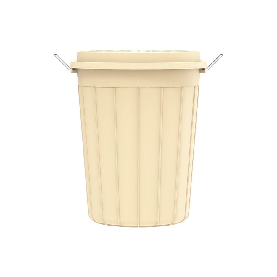 80L Round Plastic Drum with Lid