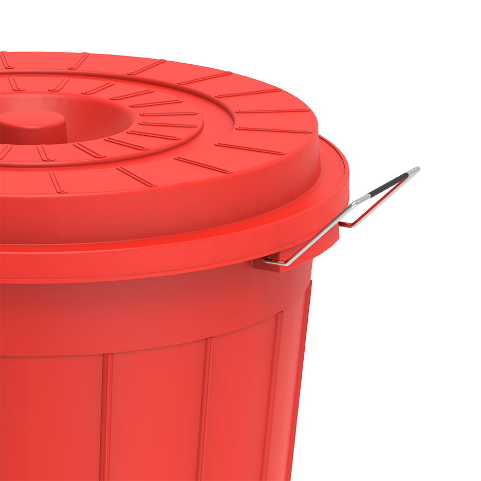 80L Round Plastic Drum with Lid