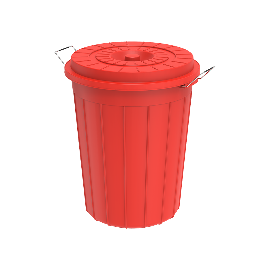 80L Round Plastic Drum with Lid